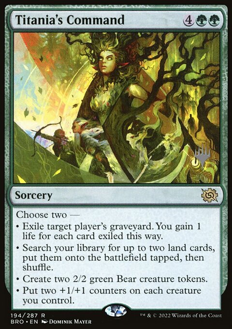 Titania's Command [The Brothers' War Prerelease Promos]