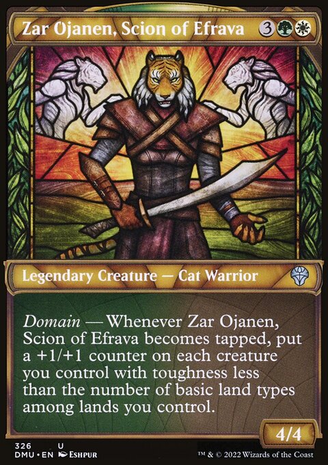 Zar Ojanen, Scion of Efrava (Showcase) [Dominaria United]