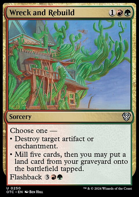 Wreck and Rebuild [Outlaws of Thunder Junction Commander]