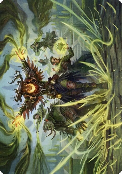 Witherbloom Command Art Card (Gold-Stamped Signature) [Strixhaven: School of Mages Art Series]