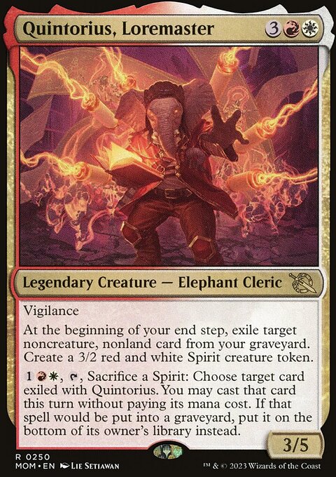 Quintorius, Loremaster [March of the Machine]