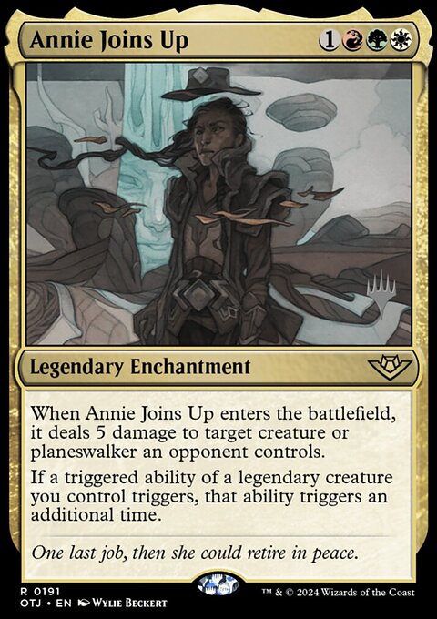 Annie Joins Up (Promo Pack) [Outlaws of Thunder Junction Promos]