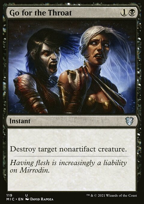 Go for the Throat [Innistrad: Midnight Hunt Commander]
