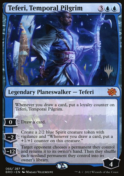 Teferi, Temporal Pilgrim [The Brothers' War Prerelease Promos]