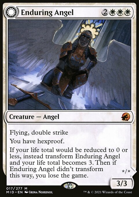Enduring Angel // Angelic Enforcer [Innistrad: Midnight Hunt]