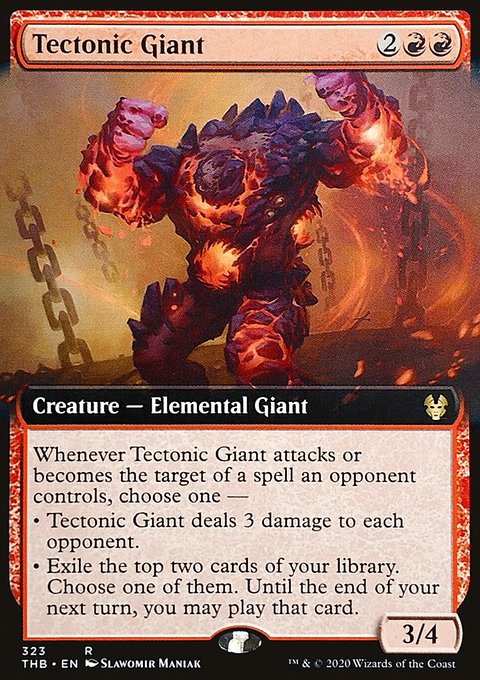 Tectonic Giant (Extended Art) [Theros Beyond Death]