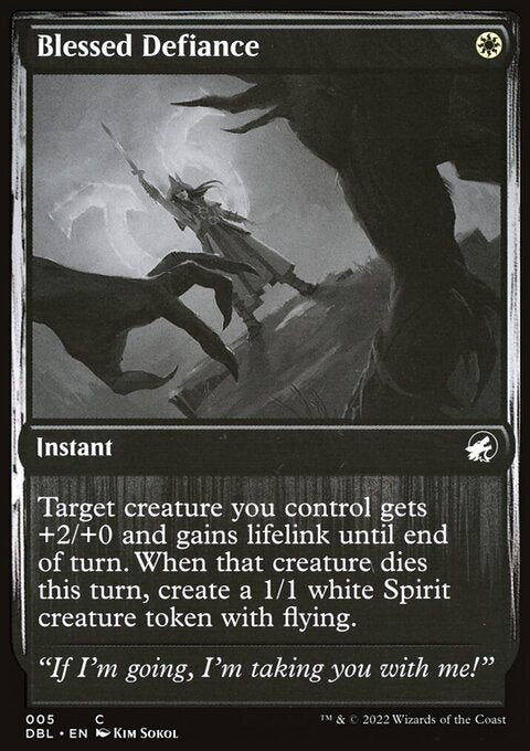 Blessed Defiance [Innistrad: Double Feature]