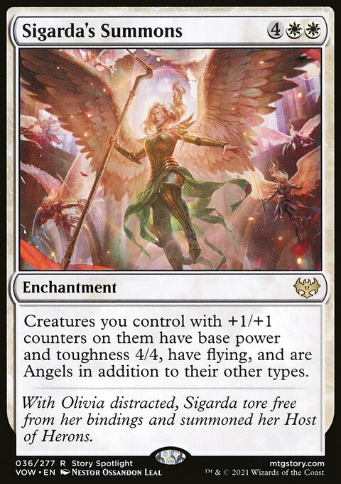 Sigarda's Summons [Innistrad: Crimson Vow]