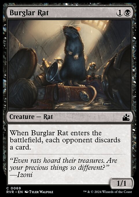 Burglar Rat [Ravnica Remastered]
