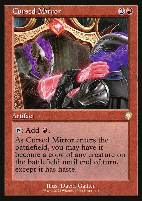 Cursed Mirror (Retro) [The Brothers' War Commander]