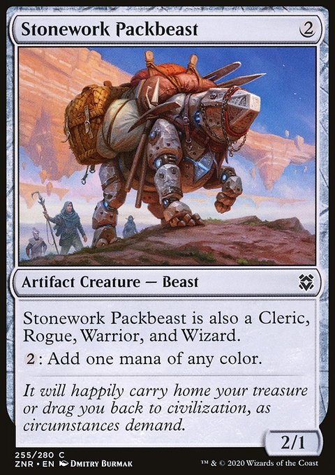 Stonework Packbeast [Zendikar Rising]