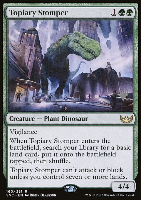 Topiary Stomper (Promo Pack) [Streets of New Capenna Promos]