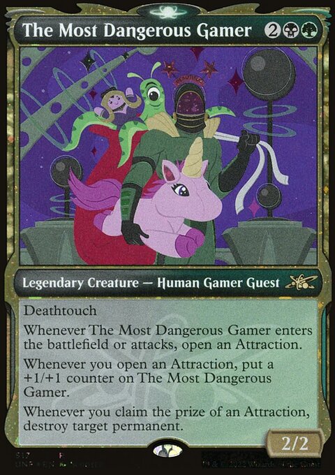 The Most Dangerous Gamer (Showcase) (Galaxy Foil) [Unfinity]