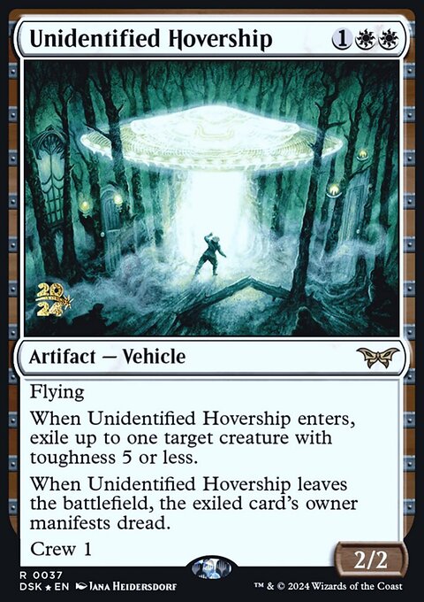Unidentified Hovership [Duskmourn: House of Horror Prerelease Promos]