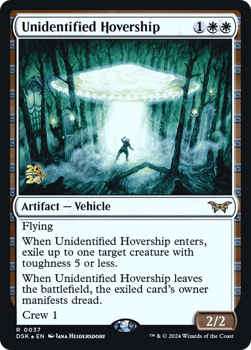 Unidentified Hovership [Duskmourn: House of Horror Prerelease Promos]