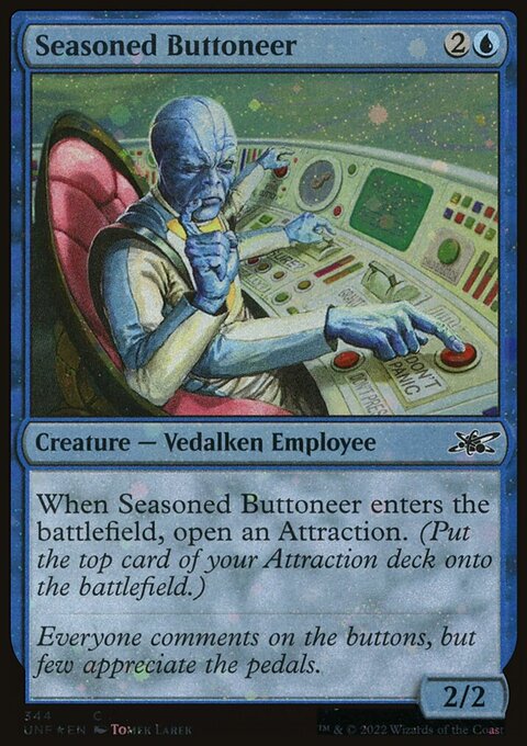 Seasoned Buttoneer (Galaxy Foil) [Unfinity]
