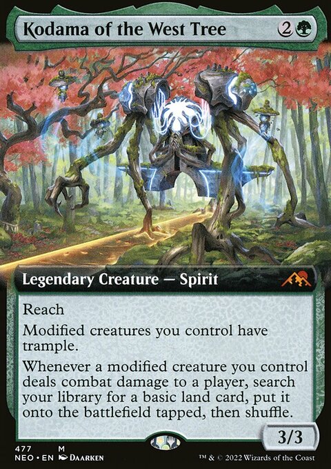 Kodama of the West Tree (Extended Art) [Kamigawa: Neon Dynasty]