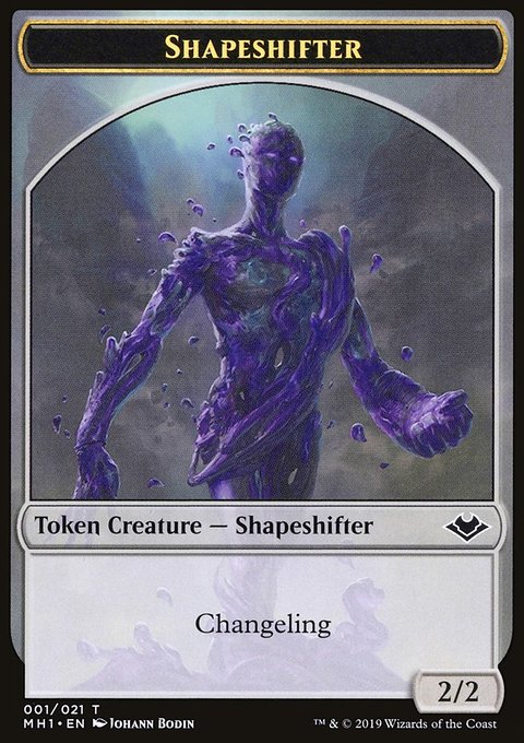 Shapeshifter (001) // Construct (017) Double-Sided Token [Modern Horizons Tokens]