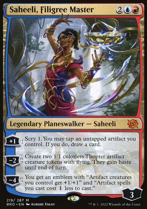 Saheeli, Filigree Master [The Brothers' War]