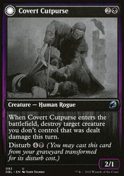Covert Cutpurse // Covetous Geist [Innistrad: Double Feature]