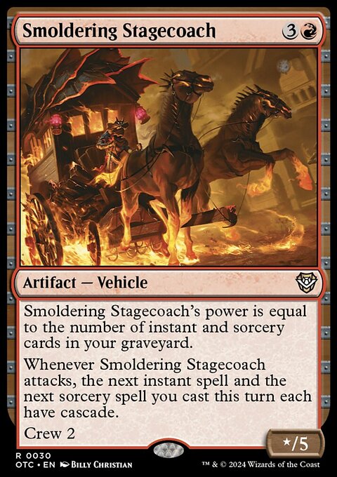 Smoldering Stagecoach [Outlaws of Thunder Junction Commander]