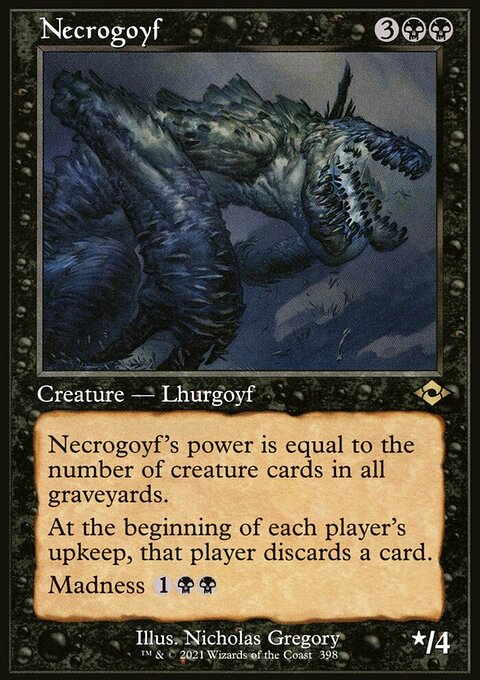 Necrogoyf (Retro Foil Etched) [Modern Horizons 2]
