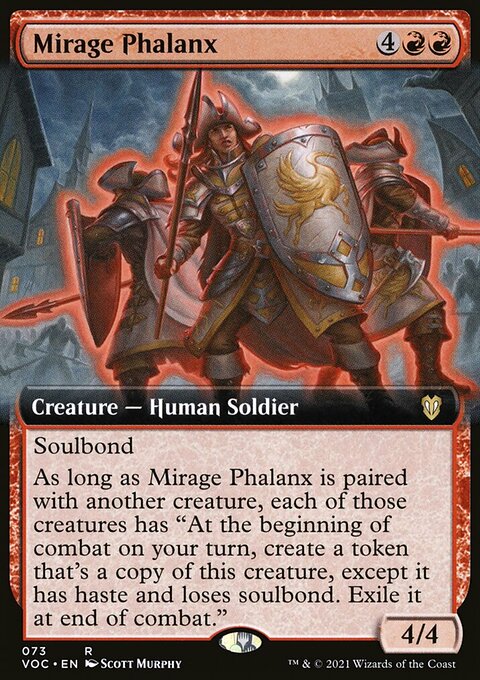 Mirage Phalanx (Extended Art) [Innistrad: Crimson Vow Commander]