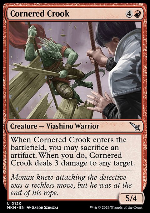 Cornered Crook [Murders at Karlov Manor]