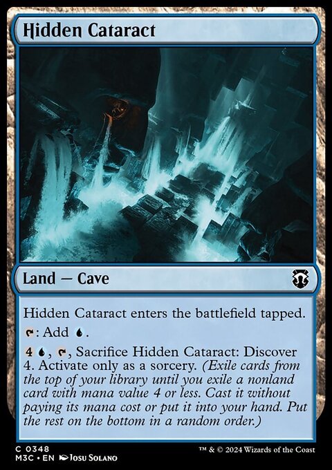 Hidden Cataract (Ripple Foil) [Modern Horizons 3 Commander]