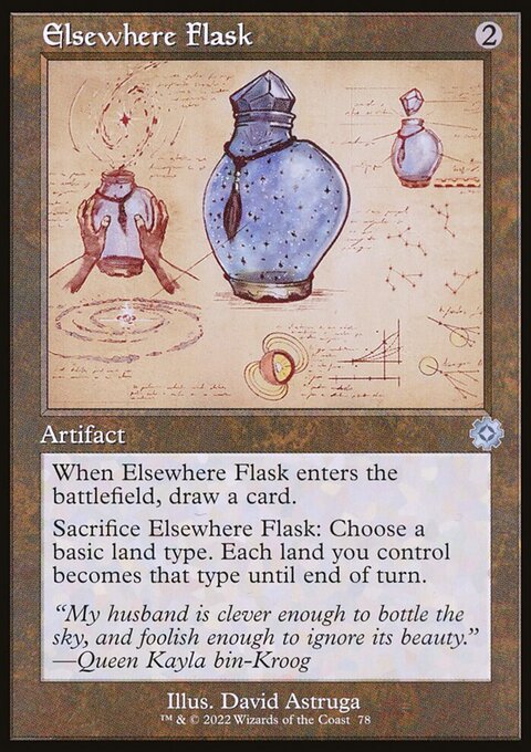 Elsewhere Flask (Retro Schematic) [The Brothers' War Retro Artifacts]