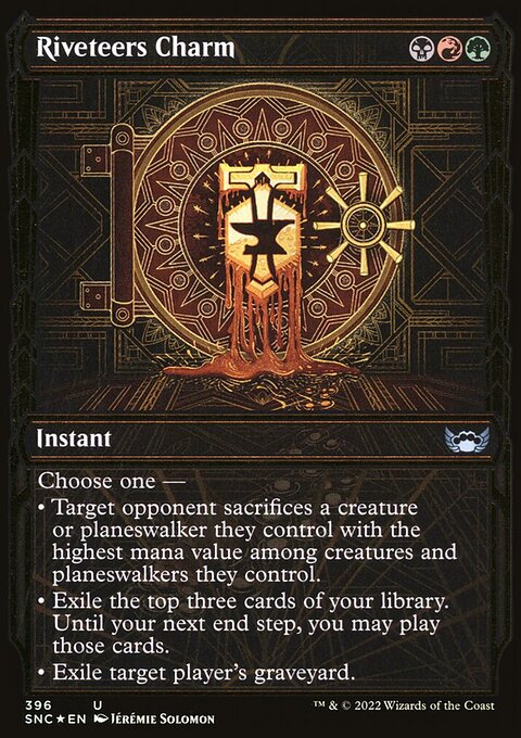 Riveteers Charm (Showcase Golden Age Gilded Foil) [Streets of New Capenna]