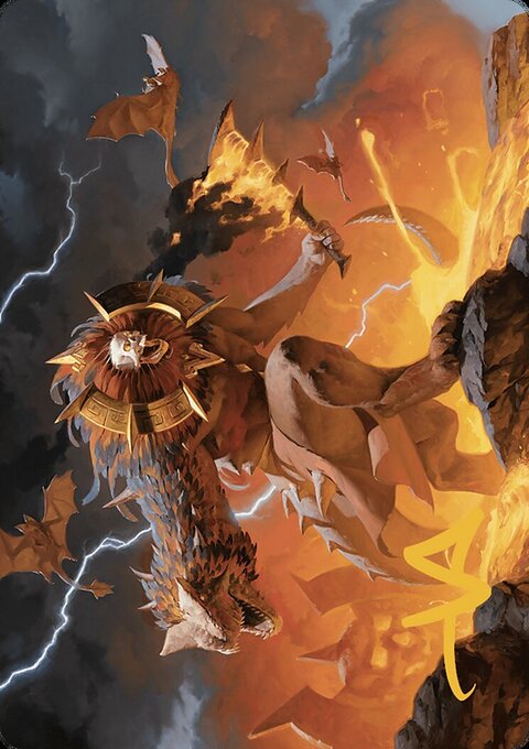 Ojer Axonil, Deepest Might Art Card (20/81) [The Lost Caverns of Ixalan Art Series]