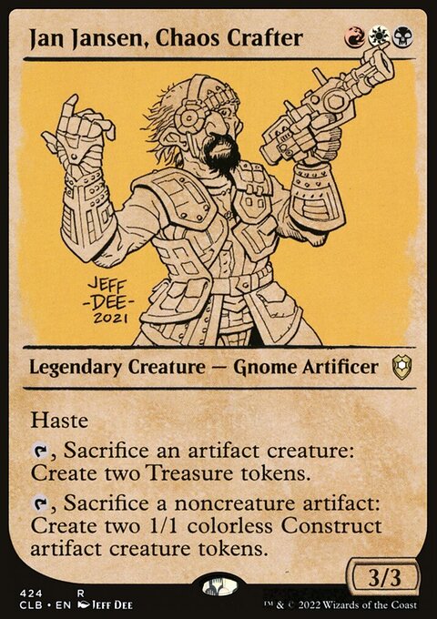 Jan Jansen, Chaos Crafter (Showcase) [Commander Legends: Battle for Baldur's Gate]