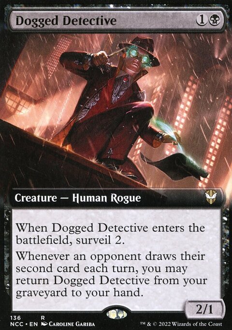 Dogged Detective (Extended Art) [Streets of New Capenna Commander]