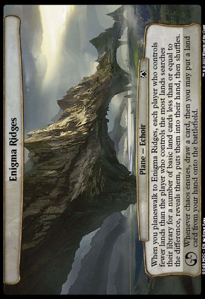 Enigma Ridges [March of the Machine Commander]