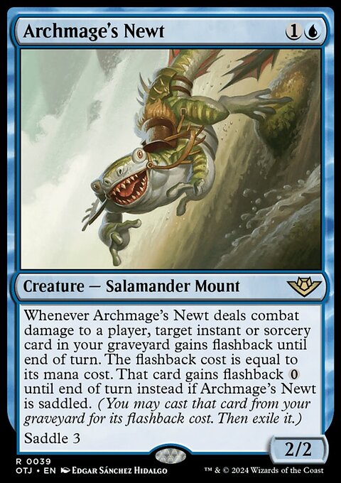 Archmage's Newt [Outlaws of Thunder Junction]