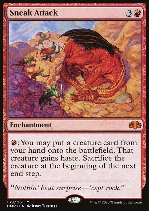 Sneak Attack [Dominaria Remastered]