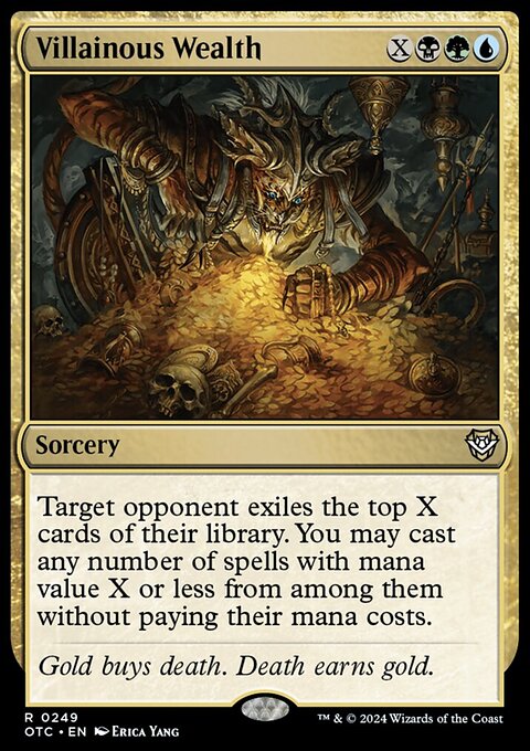 Villainous Wealth [Outlaws of Thunder Junction Commander]