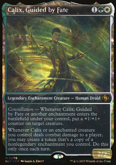 Calix, Guided by Fate (Showcase Halo Foil) [March of the Machine: The Aftermath]