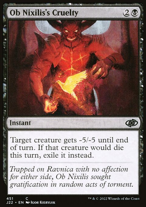 Ob Nixilis's Cruelty [Jumpstart 2022]