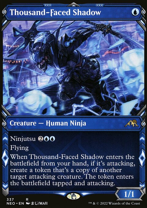 Thousand-Faced Shadow (Showcase Ninja) [Kamigawa: Neon Dynasty]