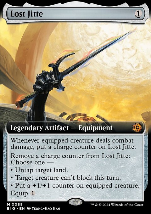 Lost Jitte (Extended Art) [Outlaws of Thunder Junction: The Big Score]