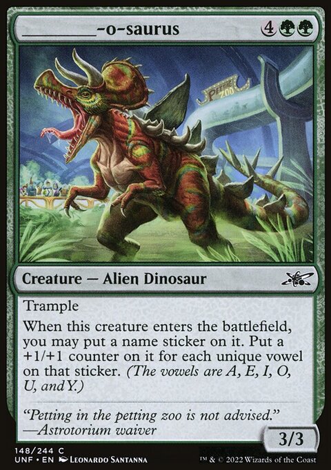 _____-o-saurus [Unfinity]