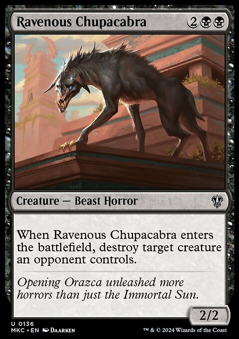 Ravenous Chupacabra [Murders at Karlov Manor Commander]