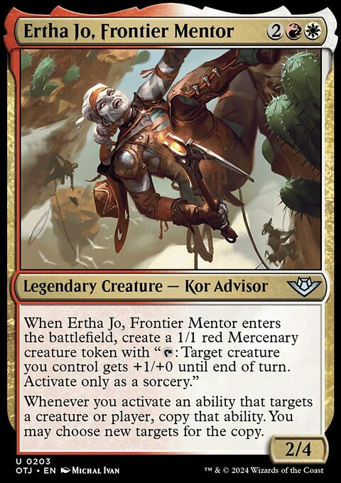 Ertha Jo, Frontier Mentor [Outlaws of Thunder Junction]