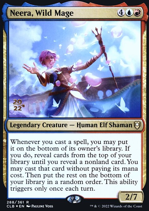 Neera, Wild Mage [Commander Legends: Battle for Baldur's Gate Prerelease Promos]