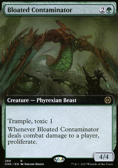Bloated Contaminator (Extended Art) [Phyrexia: All Will Be One]