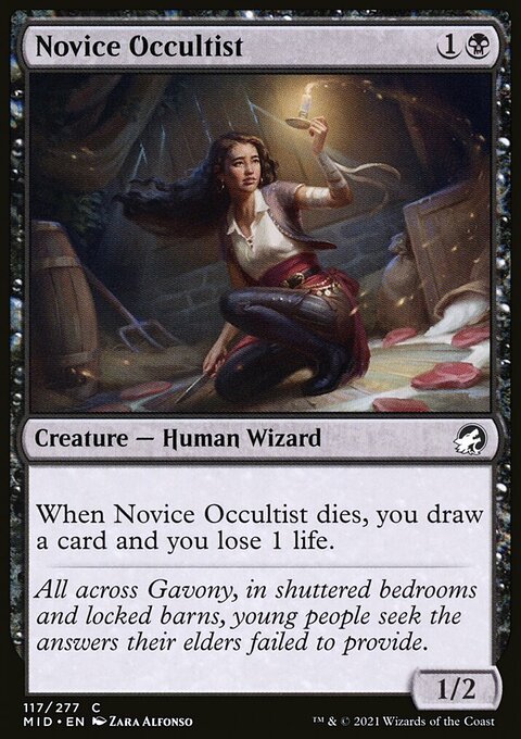 Novice Occultist [Innistrad: Midnight Hunt]
