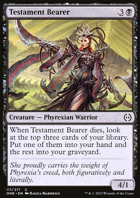 Testament Bearer [Phyrexia: All Will Be One]