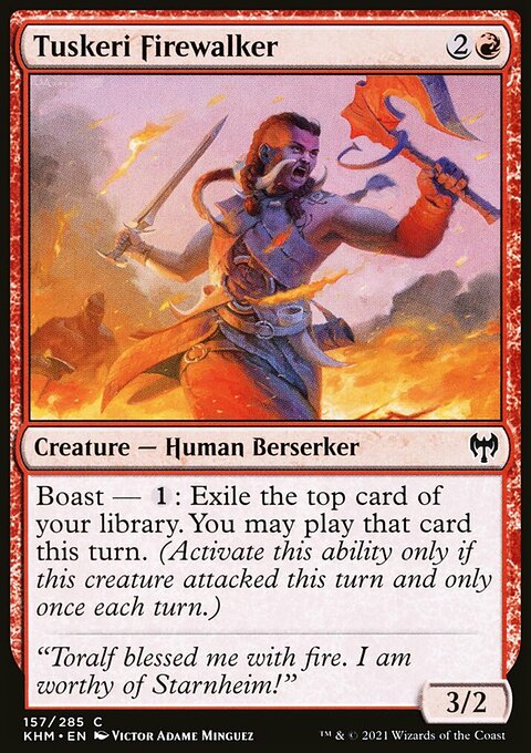 Tuskeri Firewalker [Kaldheim]